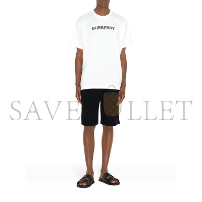 BURBERRY LOGO PRINT COTTON T-SHIRT
